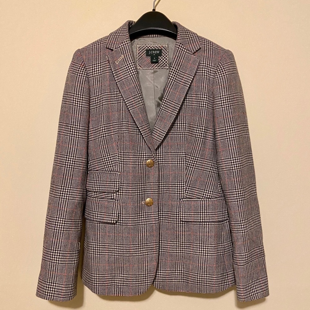 J. Crew Houndstooth Blazer 🖤